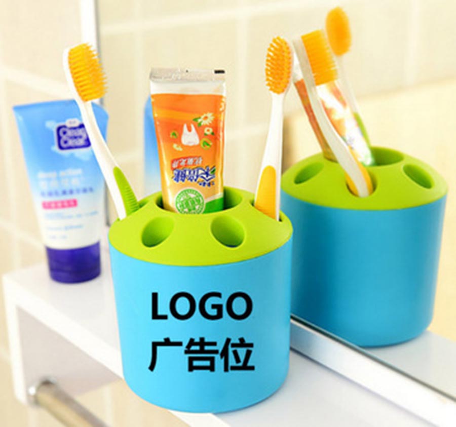 多功能塑料牙刷架-可印制