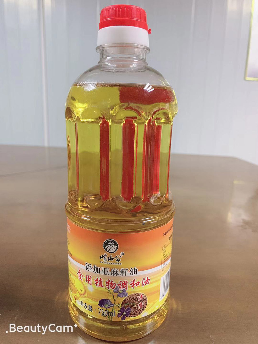 非转基因亚麻籽食用油750ml