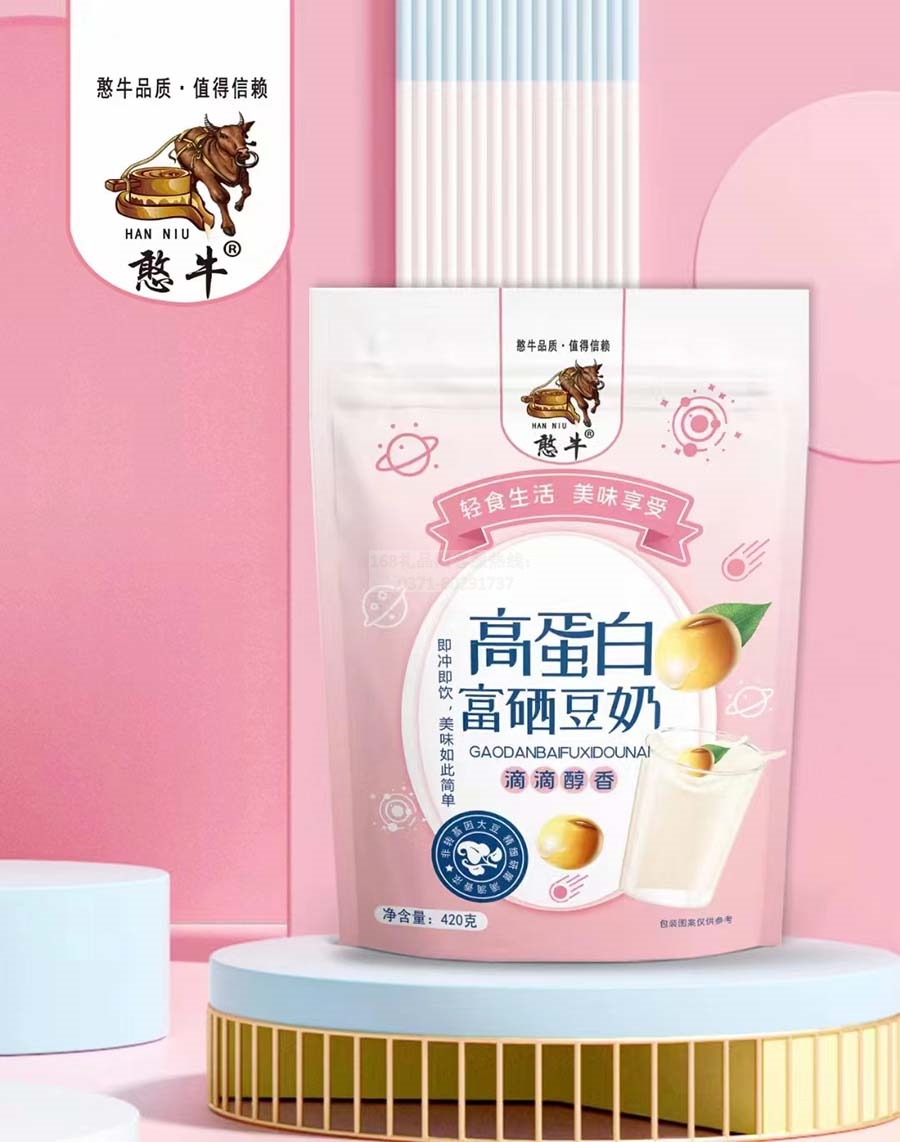 憨牛高蛋白富硒豆奶粉