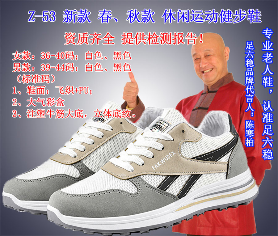 Z-53新款春秋款休闲运动健步鞋