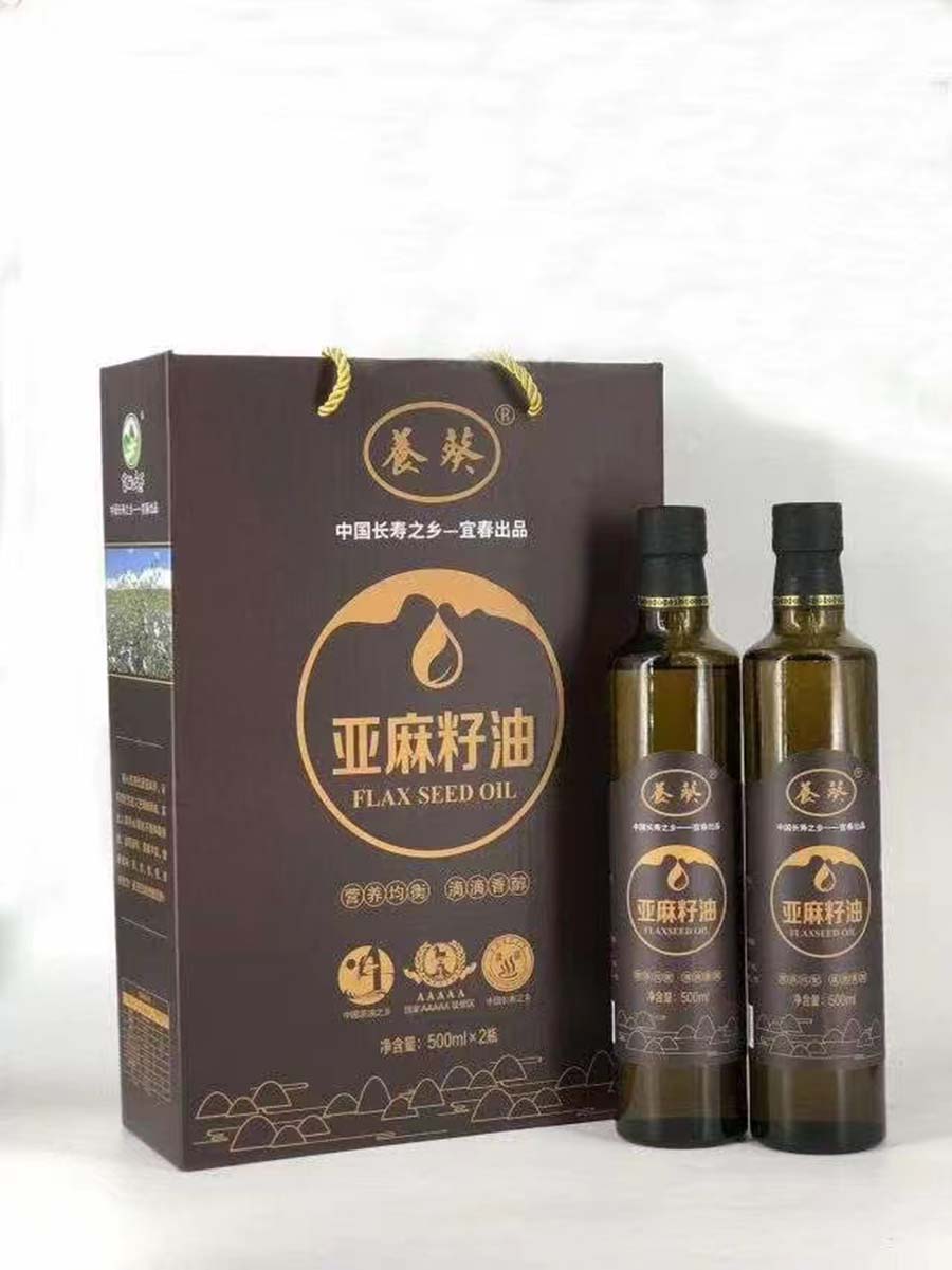养葵500ml纯正冷榨亚麻籽油