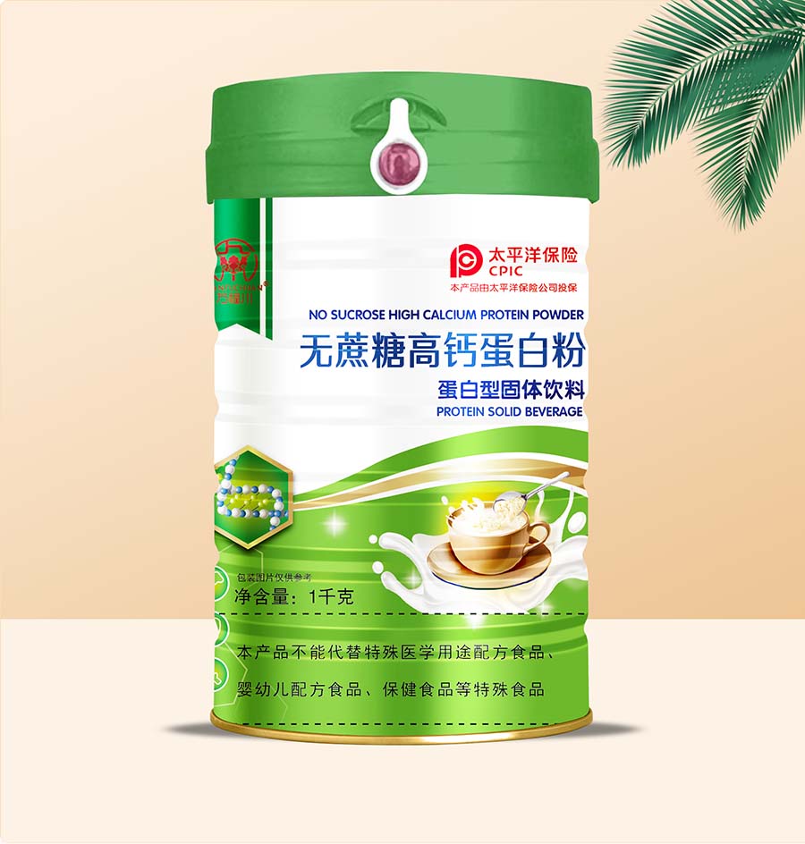 万福川无蔗糖高钙蛋白粉1kg