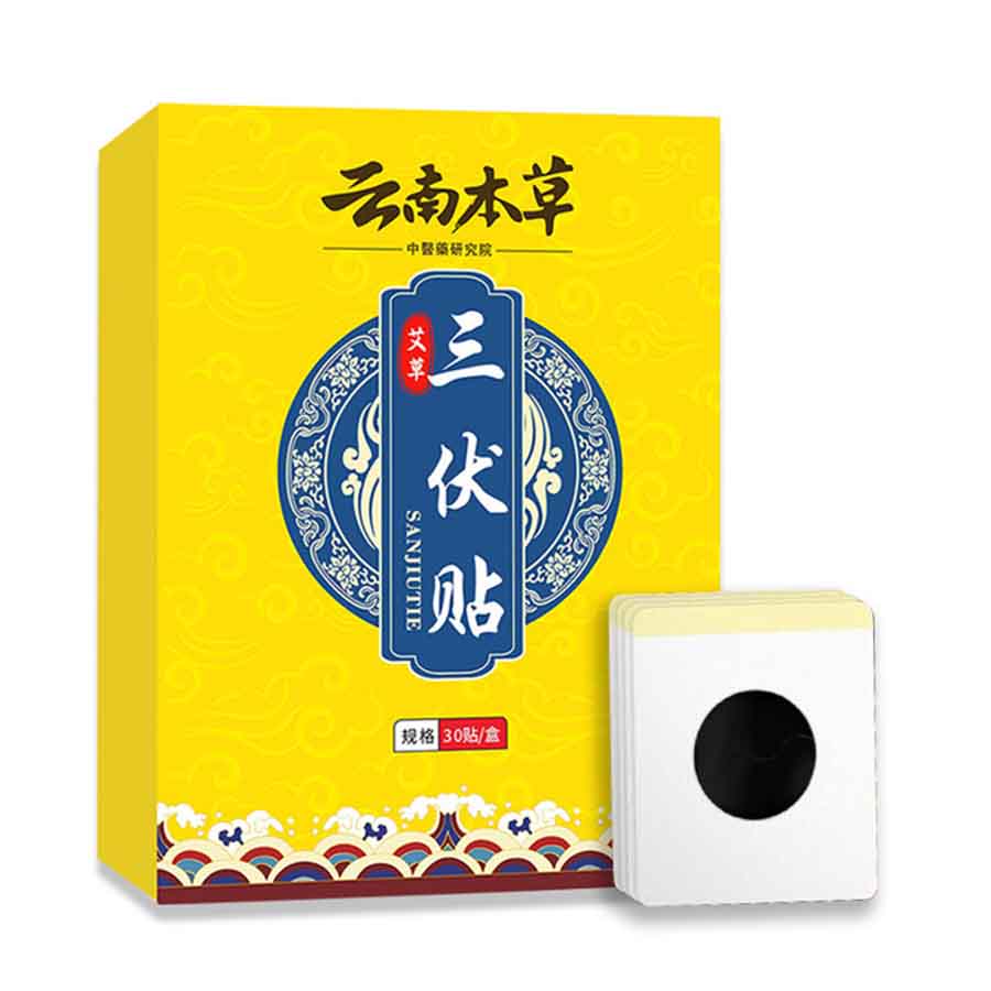 云南本草艾草三伏贴30贴盒装