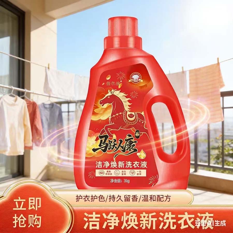 马跃人康洗衣液2kg