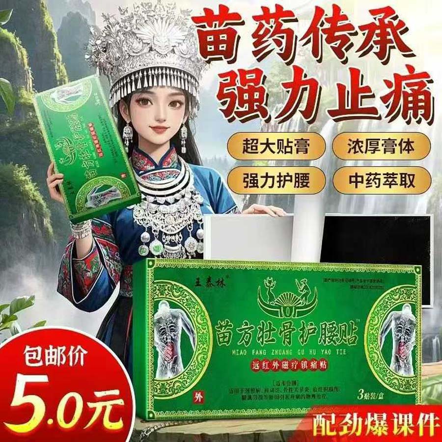 苗方壮骨护腰贴