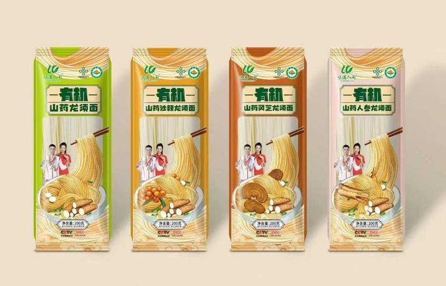 200克袋装有机面条系列
