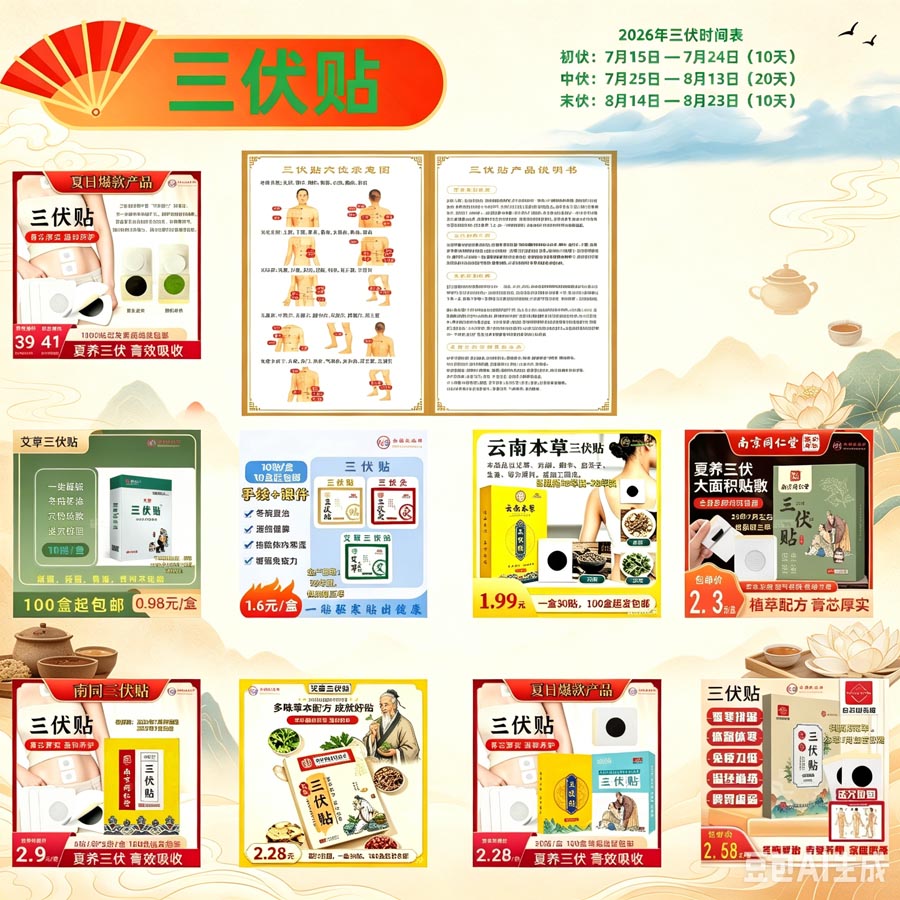 三伏贴合集