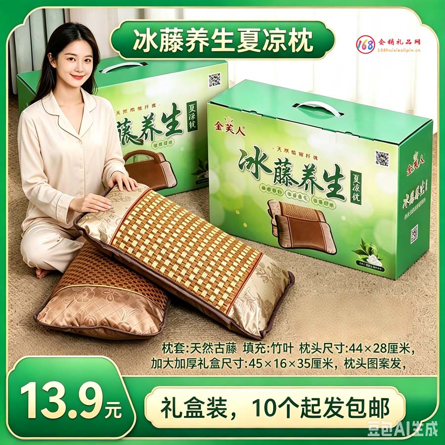 冰藤竹叶夏凉枕