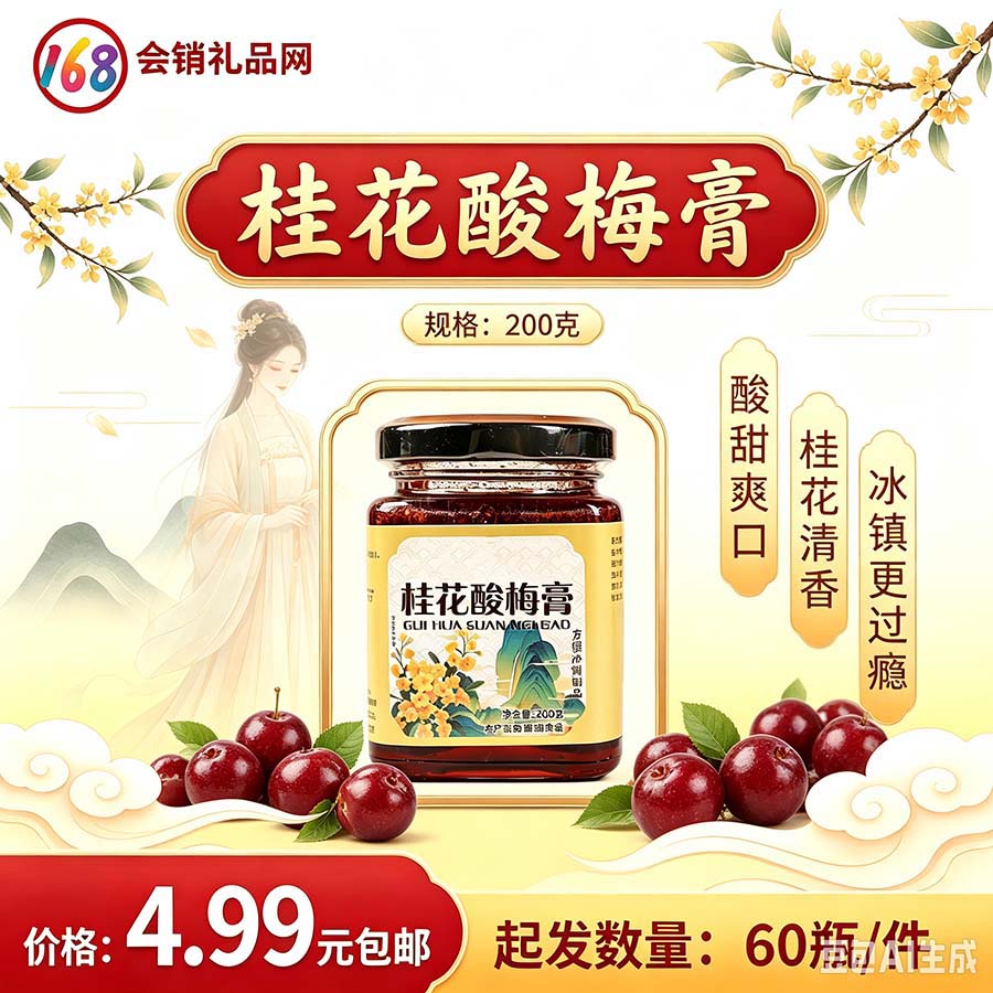 桂花酸梅膏