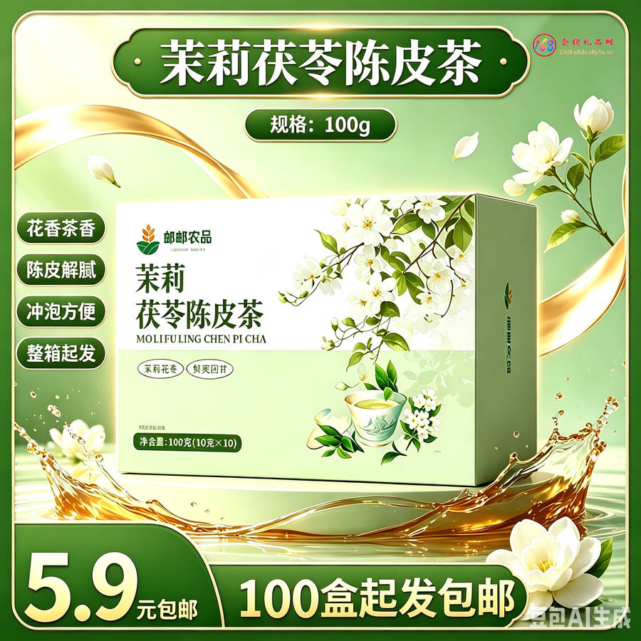 茉莉茯苓陈皮茶