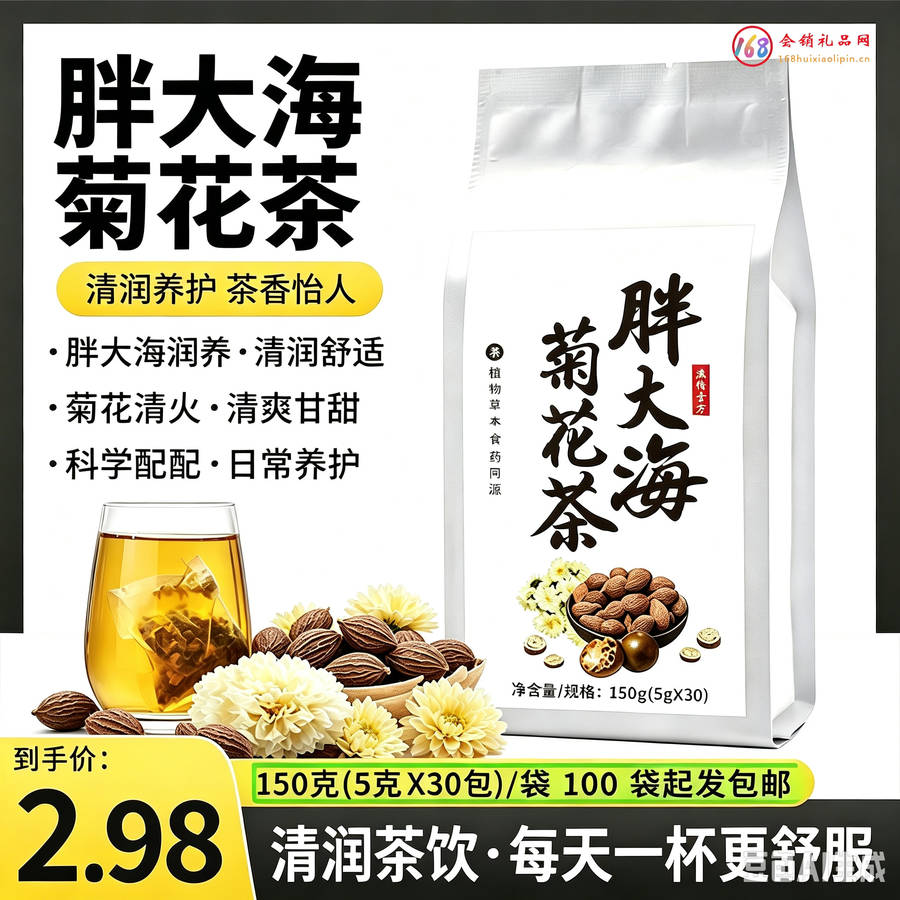胖大海菊花茶