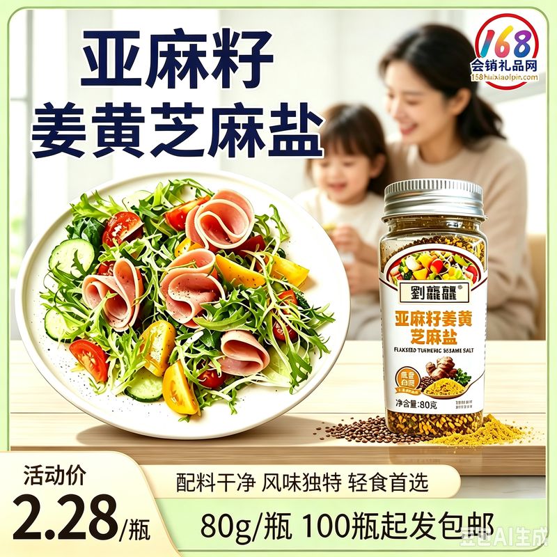亚麻籽姜黄芝麻盐