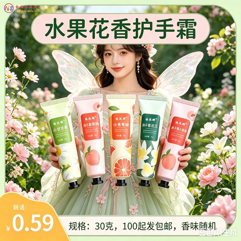 水果花香护手霜