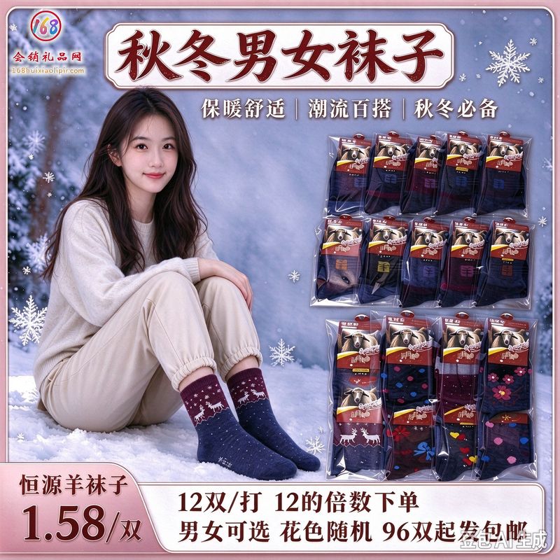 秋冬男女袜子