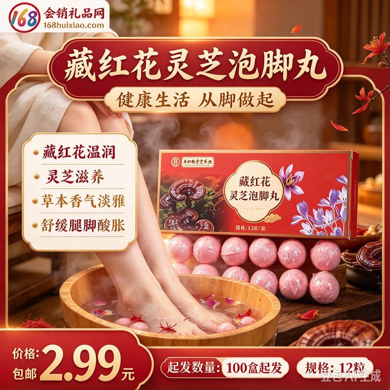 藏红花灵芝泡脚丸